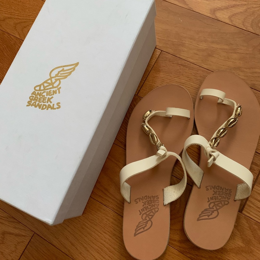 Ancient greek sandals- used, 37, 7B